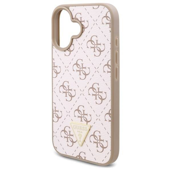 Capa para Apple iPhone 16, Guess, Logo Triângulo 4G, Branca