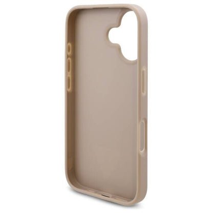 Capa para Apple iPhone 16, Guess, Logo Triângulo 4G, Branca