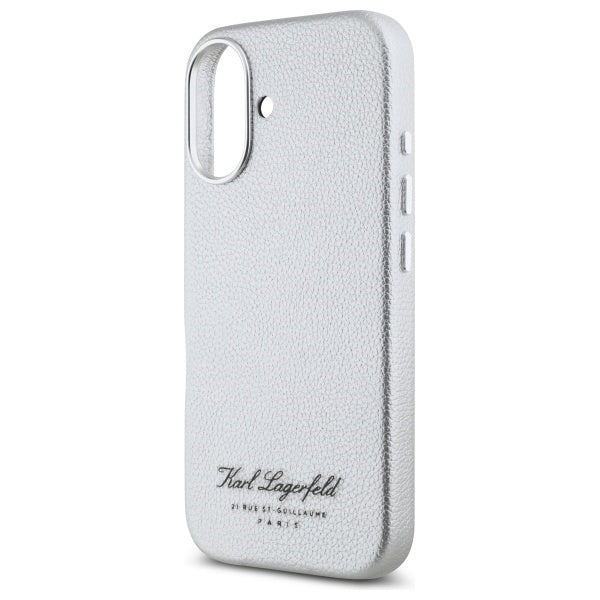 Capa para Apple iPhone 16, Karl Lagerfeld, RSG, Cinza