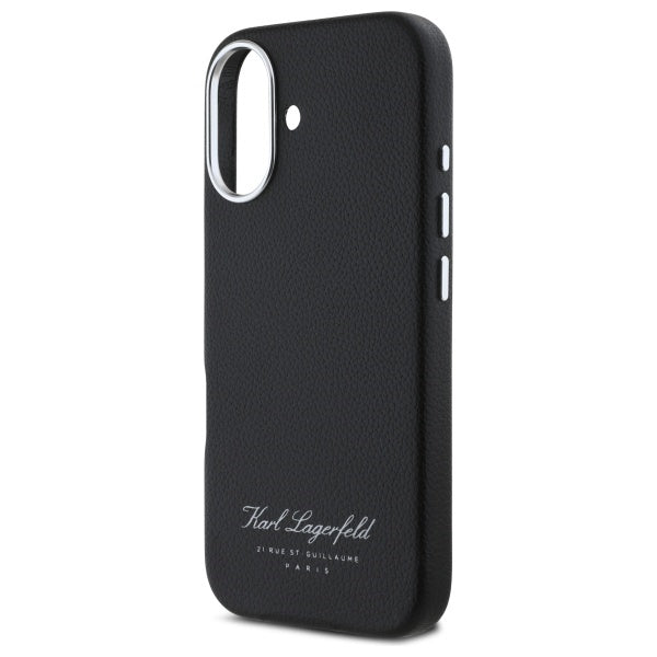 Capa para Apple iPhone 16, Karl Lagerfeld, RSG, Preta