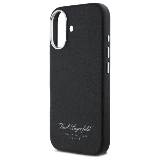 Capa para Apple iPhone 16, Karl Lagerfeld, RSG, Preta