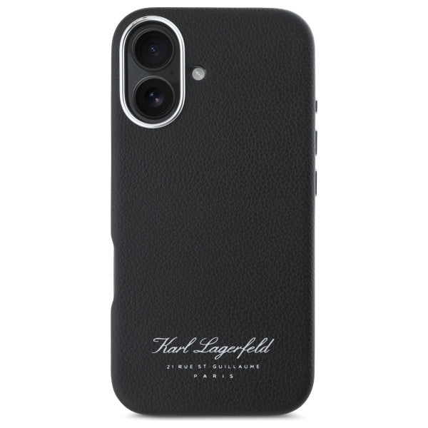 Capa para Apple iPhone 16, Karl Lagerfeld, RSG, Preta