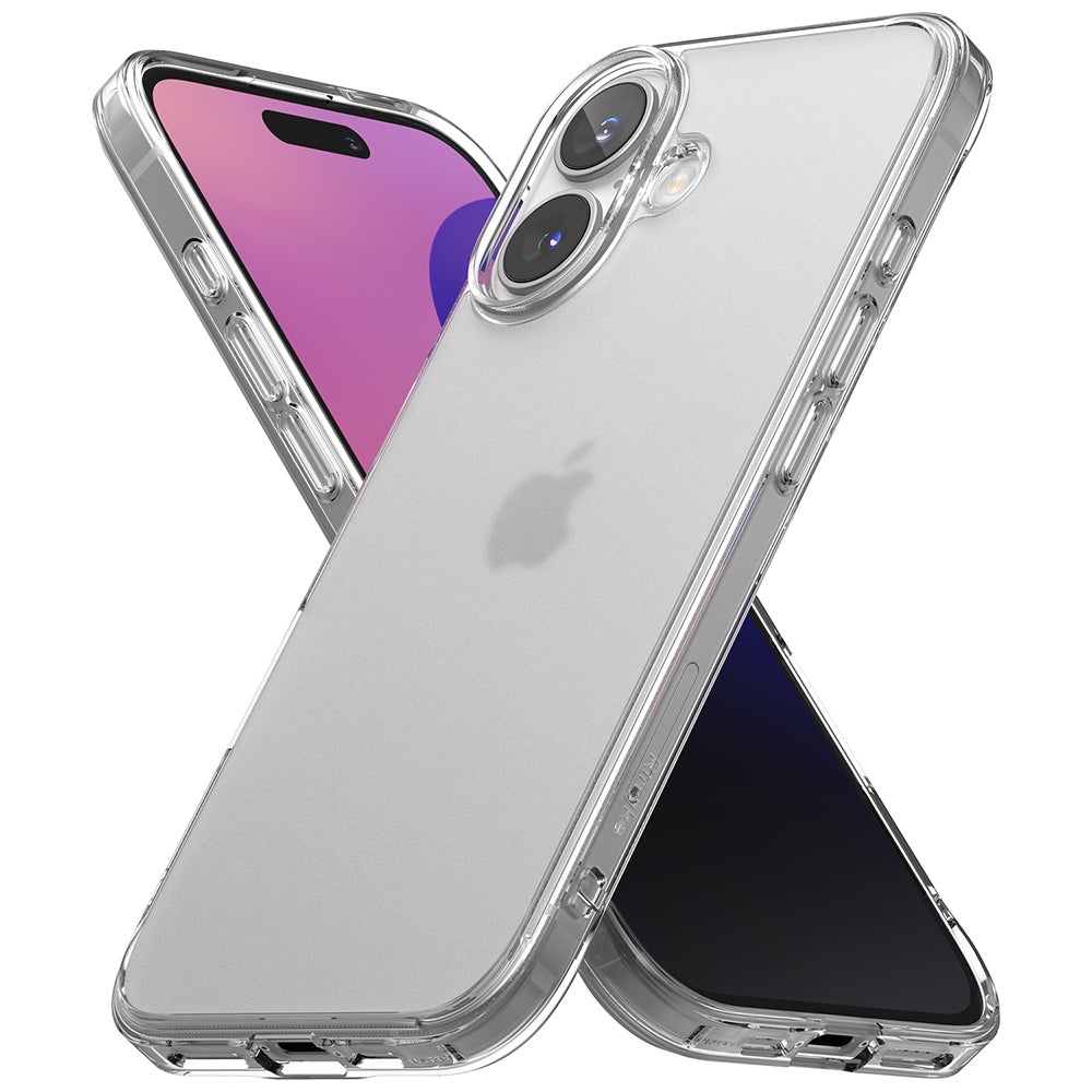 Case for Apple iPhone 16 Plus, Ringke, Fusion, Matte Transparent