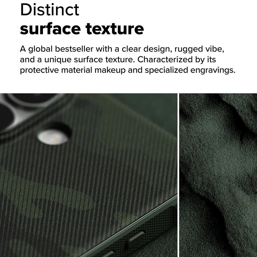 Capa para Apple iPhone 16 Plus, Ringke, Design Onyx, Verde