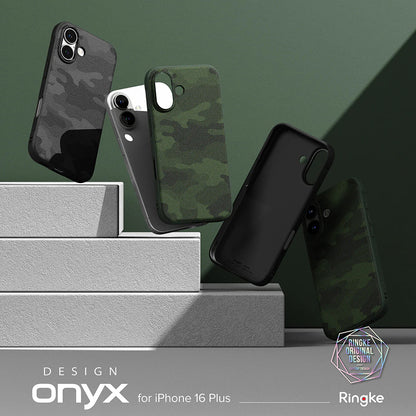 Capa para Apple iPhone 16 Plus, Ringke, Design Onyx, Verde