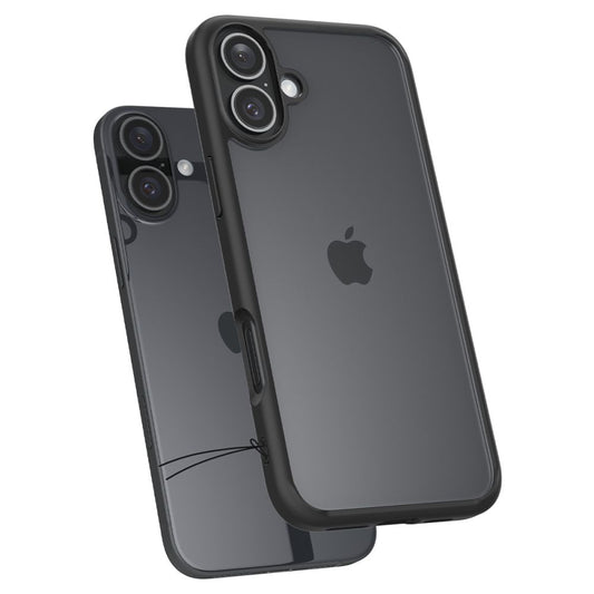 Capa para Apple iPhone 16 Plus, Spigen, Ultra Hybrid, Preta Fosca