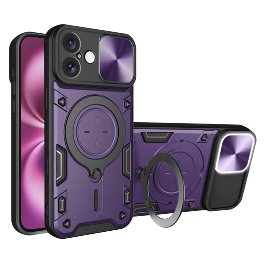 Capa para Apple iPhone 16 Plus, Techsuit, CamGuard Pro, Roxa