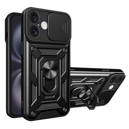 Capa para Apple iPhone 16 Plus, Techsuit, CamShield, Preta