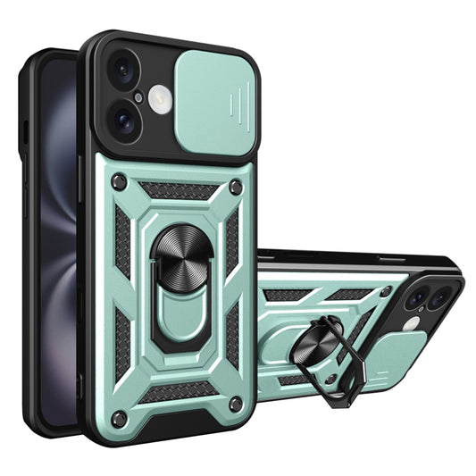 Capa para Apple iPhone 16 Plus, Techsuit, CamShield, Verde