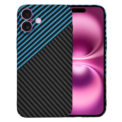 Capa para Apple iPhone 16 Plus, Techsuit, Carbonite FiberShell, Preto Azul