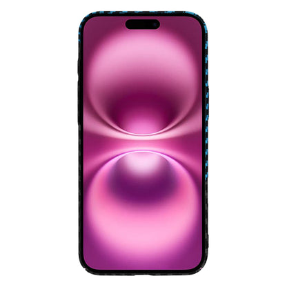 Capa para Apple iPhone 16 Plus, Techsuit, Carbonite FiberShell, Preto Azul