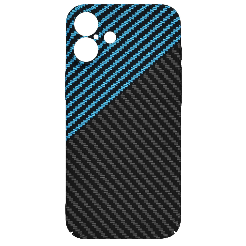 Capa para Apple iPhone 16 Plus, Techsuit, Carbonite FiberShell, Preto Azul