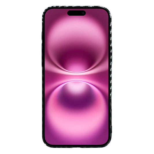 Capa para Apple iPhone 16 Plus, Techsuit, Carbonite FiberShell, Preto Cinzento
