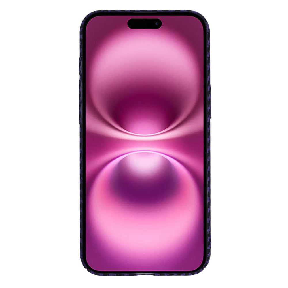 Capa para Apple iPhone 16 Plus, Techsuit, Carbonite FiberShell, Roxo
