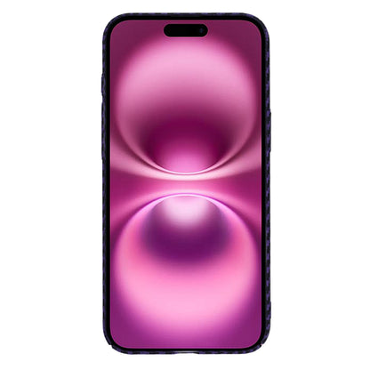 Capa para Apple iPhone 16 Plus, Techsuit, Carbonite FiberShell, Roxo