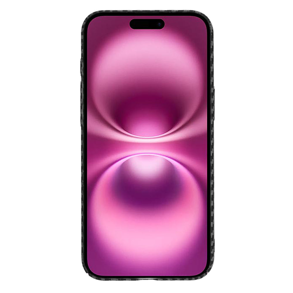 Capa para Apple iPhone 16 Plus, Techsuit, Carbonite FiberShell, Preta