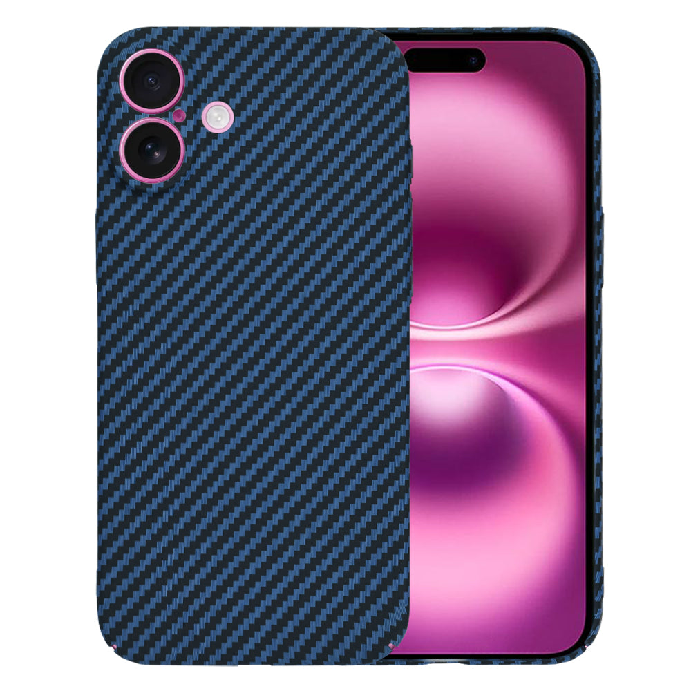 Capa para Apple iPhone 16 Plus, Techsuit, Carbonite FiberShell, Turquesa