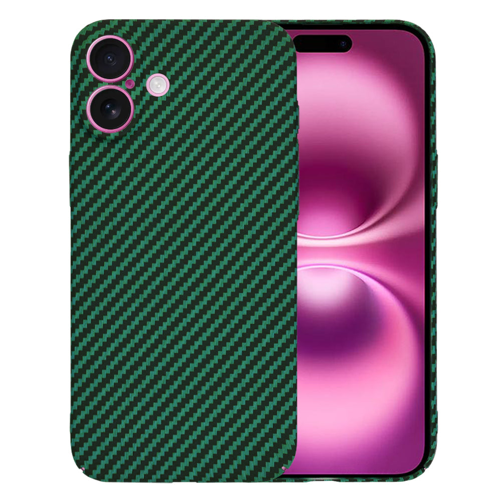 Capa para Apple iPhone 16 Plus, Techsuit, Carbonite FiberShell, Verde