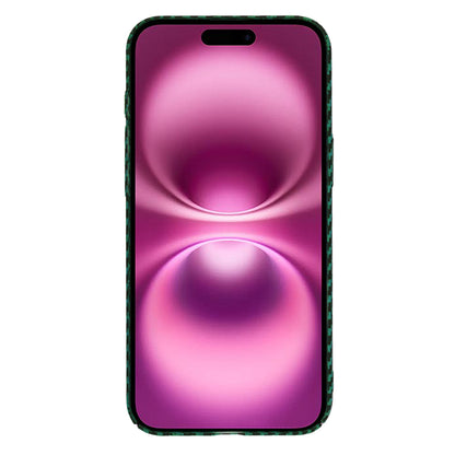 Capa para Apple iPhone 16 Plus, Techsuit, Carbonite FiberShell, Verde
