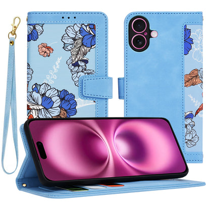Capa para Apple iPhone 16 Plus, Techsuit, FlipCraft, Azul