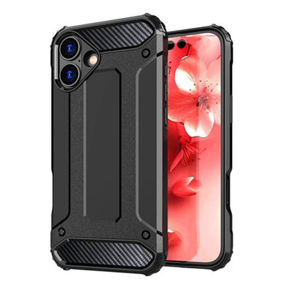 Capa para Apple iPhone 16 Plus, Techsuit, Hybrid Armor, Preta