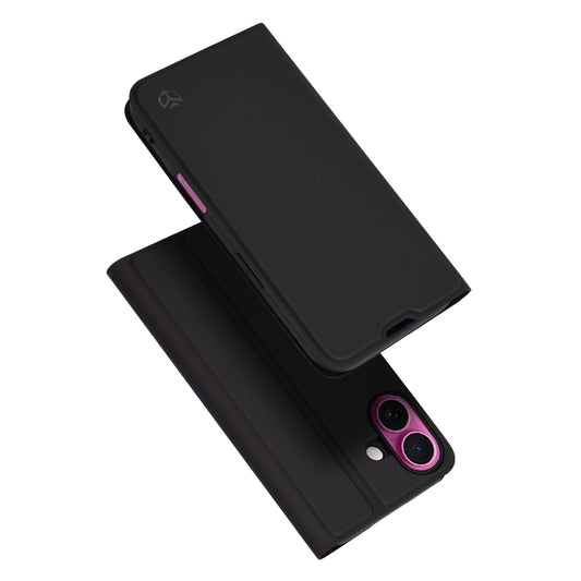 Capa para Apple iPhone 16 Plus, Techsuit, Magskin Book, Preta