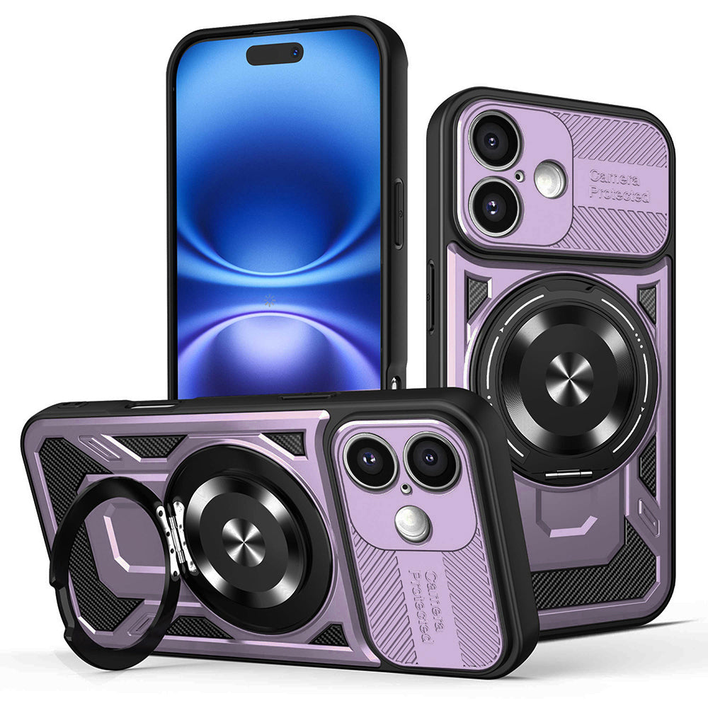 Capa para Apple iPhone 16 Plus, Techsuit, RuggedCam, Roxo