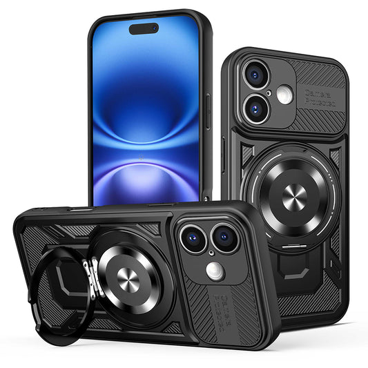 Capa para Apple iPhone 16 Plus, Techsuit, RuggedCam, Preta