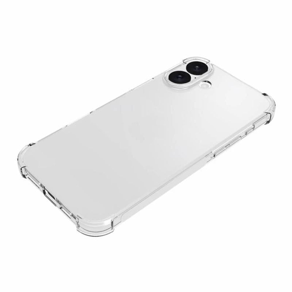Capa para Apple iPhone 16 Plus, Techsuit, Shockproof Clear (Orifício Grande para Lente), Transparente
