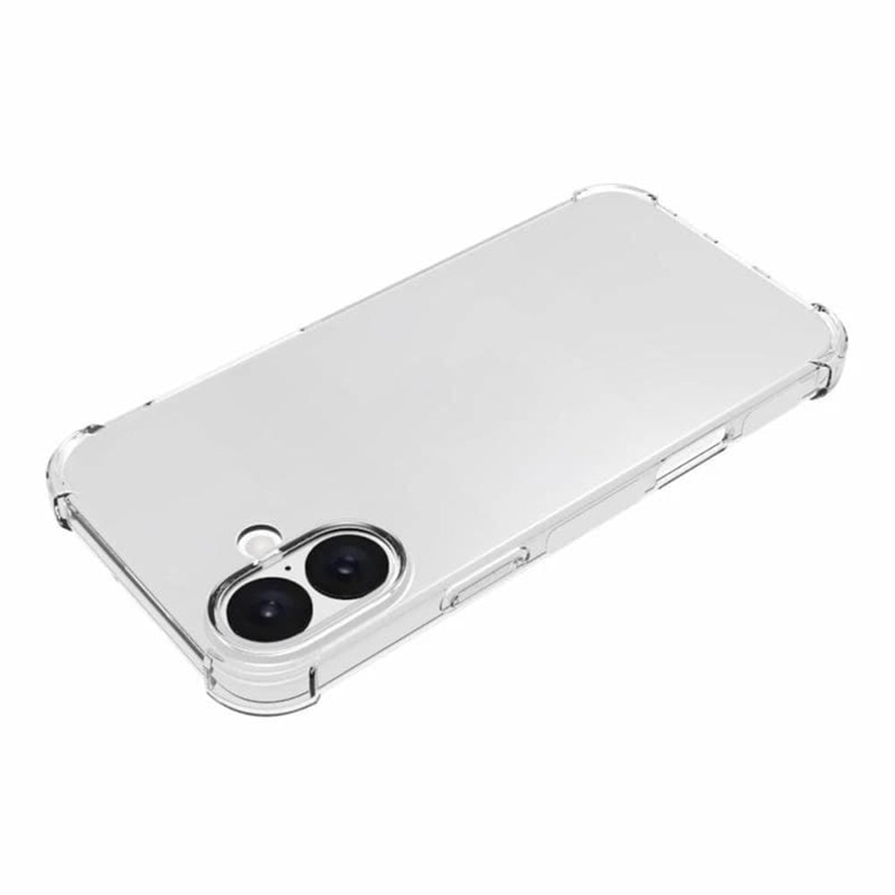 Capa para Apple iPhone 16 Plus, Techsuit, Shockproof Clear (Orifício Grande para Lente), Transparente
