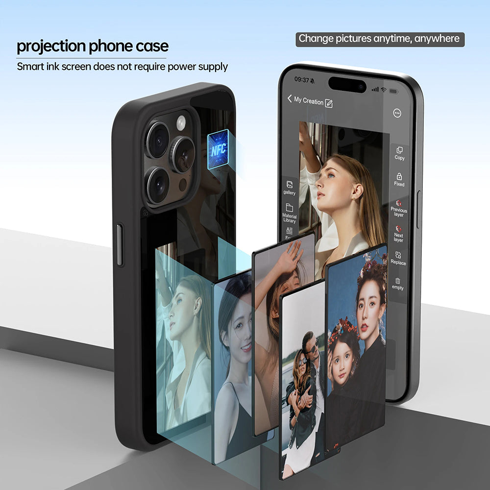 Capa para Apple iPhone 16 Plus, Techsuit, SmartScreen NFC, Preta