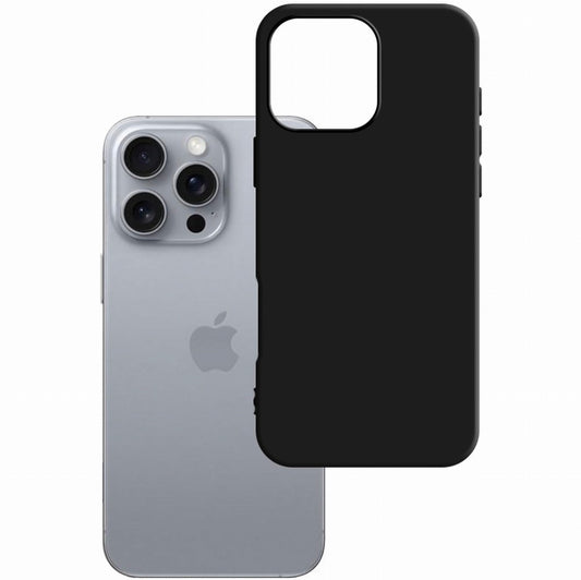 Capa para Apple iPhone 16 Pro, 3MK, Preta Mate