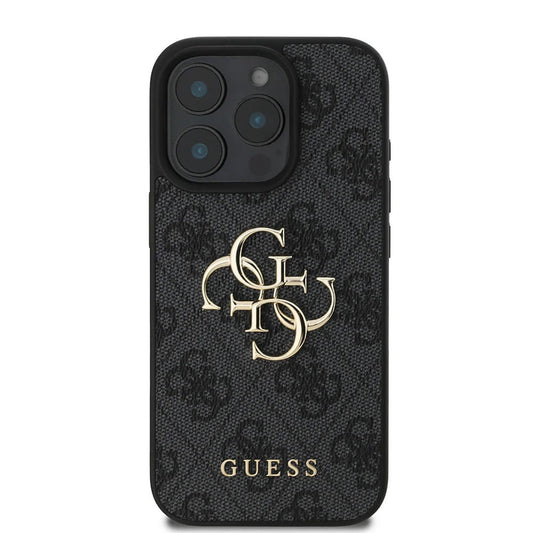 Capa para Apple iPhone 16 Pro, Guess, 4G Big Logo, Preta
