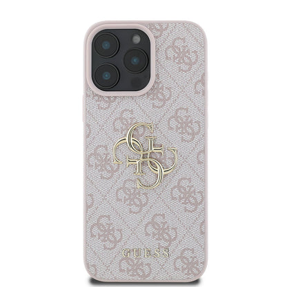 Capa para Apple iPhone 16 Pro, Guess, 4G Big Logo, Rosa