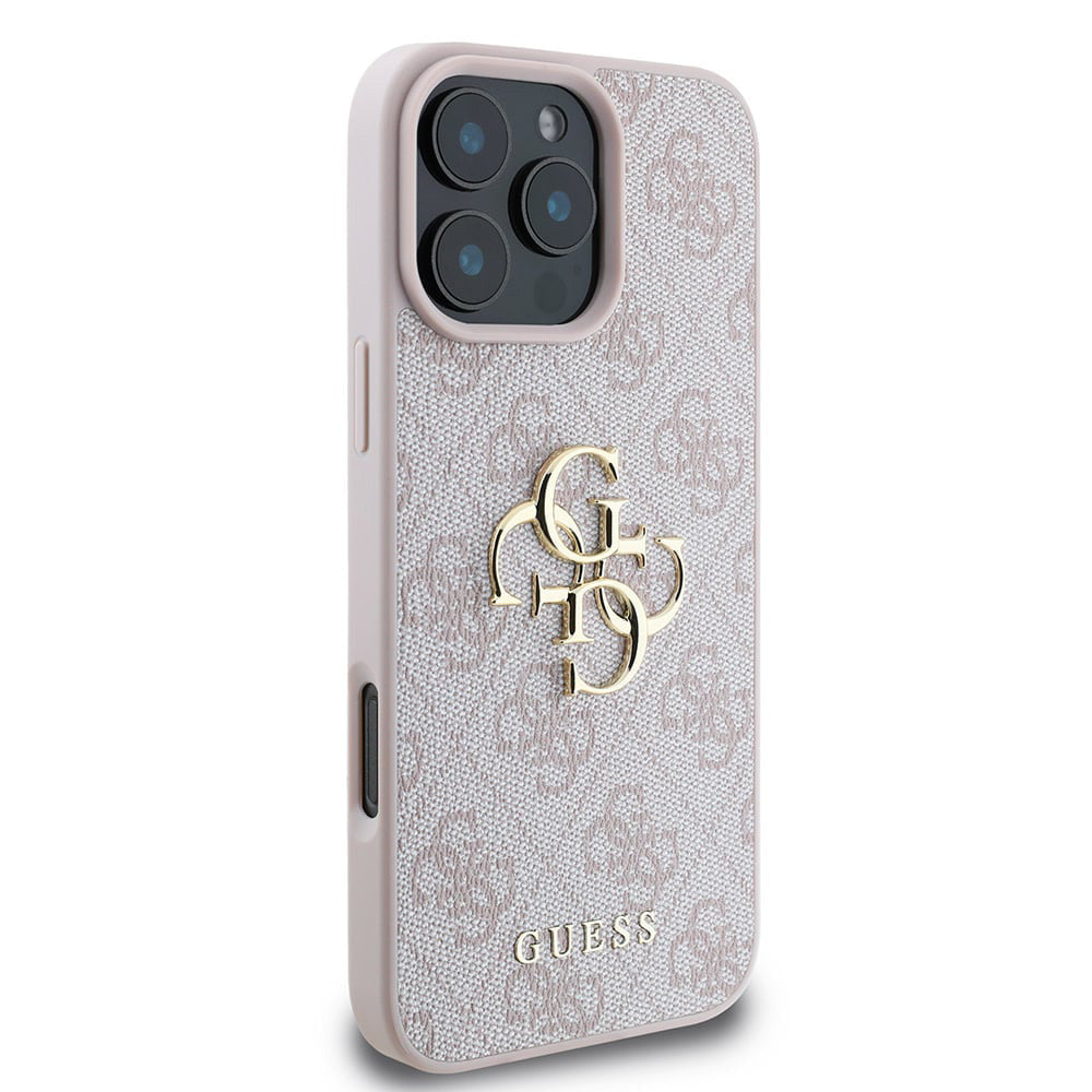 Capa para Apple iPhone 16 Pro, Guess, 4G Big Logo, Rosa