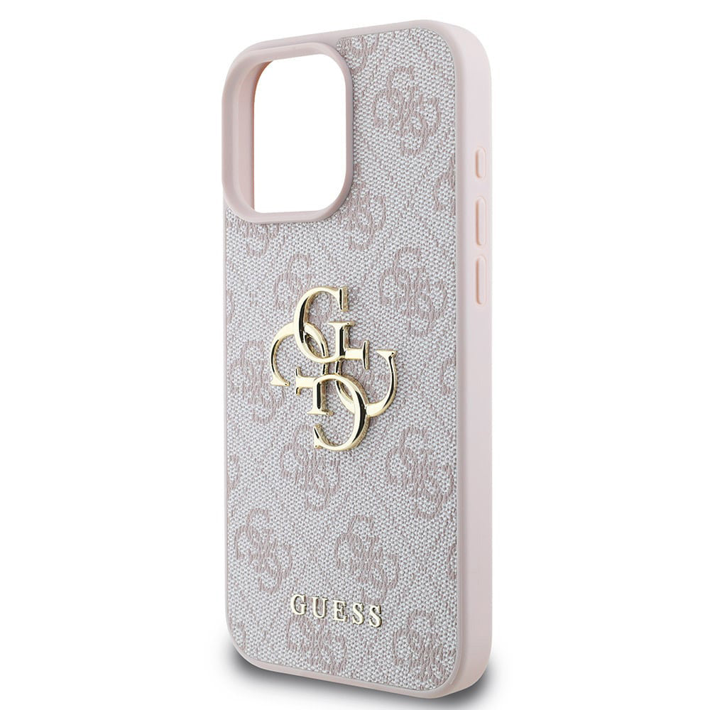 Capa para Apple iPhone 16 Pro, Guess, 4G Big Logo, Rosa