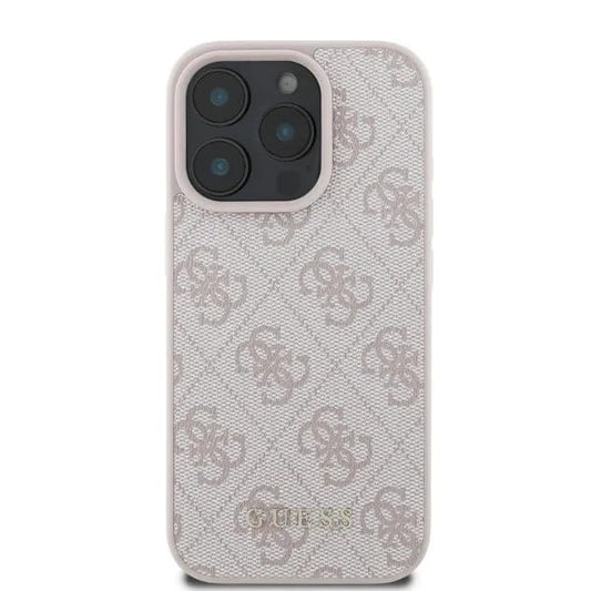 Capa para Apple iPhone 16 Pro, Guess, 4G Classic, Rosa