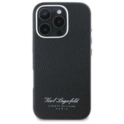 Case for Apple iPhone 16 Pro, Karl Lagerfeld, RSG, Black