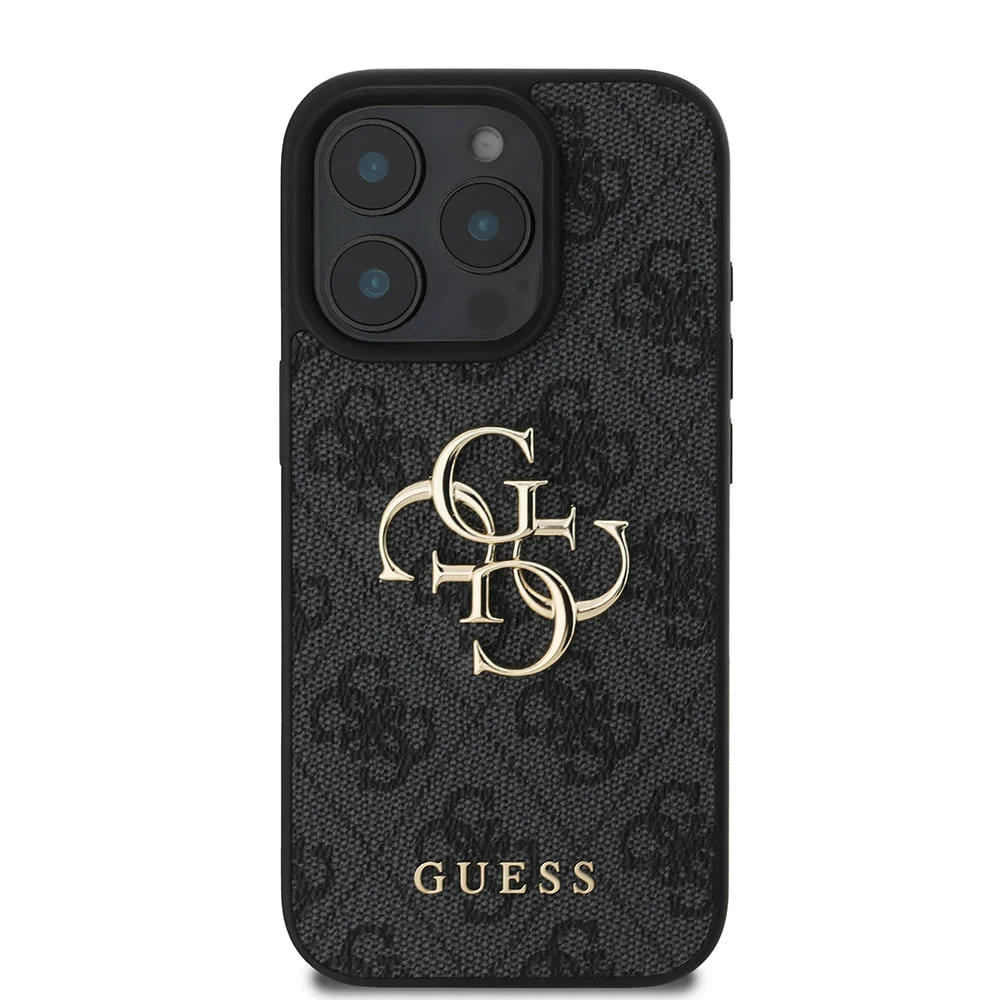 Capa para Apple iPhone 16 Pro Max, Guess, 4G Big Logo, Preta