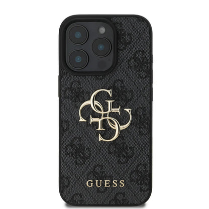 Capa para Apple iPhone 16 Pro Max, Guess, 4G Big Logo, Preta