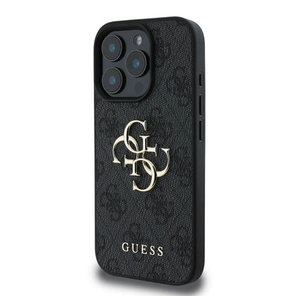 Capa para Apple iPhone 16 Pro Max, Guess, 4G Big Logo, Preta