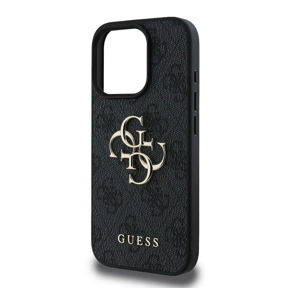 Capa para Apple iPhone 16 Pro Max, Guess, 4G Big Logo, Preta