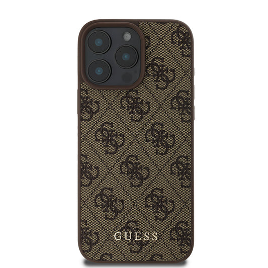 Capa para Apple iPhone 16 Pro Max, Guess, 4G Classic, Preta