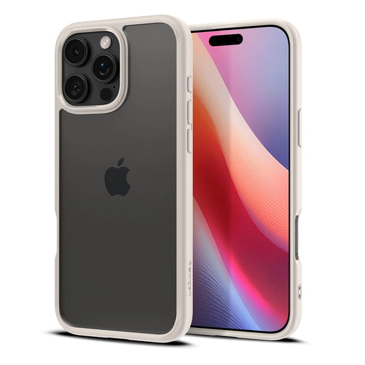 Capa para Apple iPhone 16 Pro Max, Spigen, Ultra Hybrid, Bege ACS08385