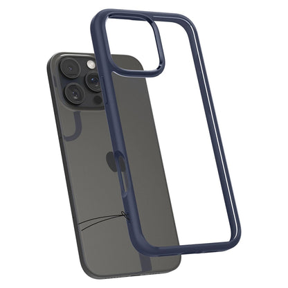 Capa para Apple iPhone 16 Pro Max, Spigen, Ultra Hybrid, Azul-marinho