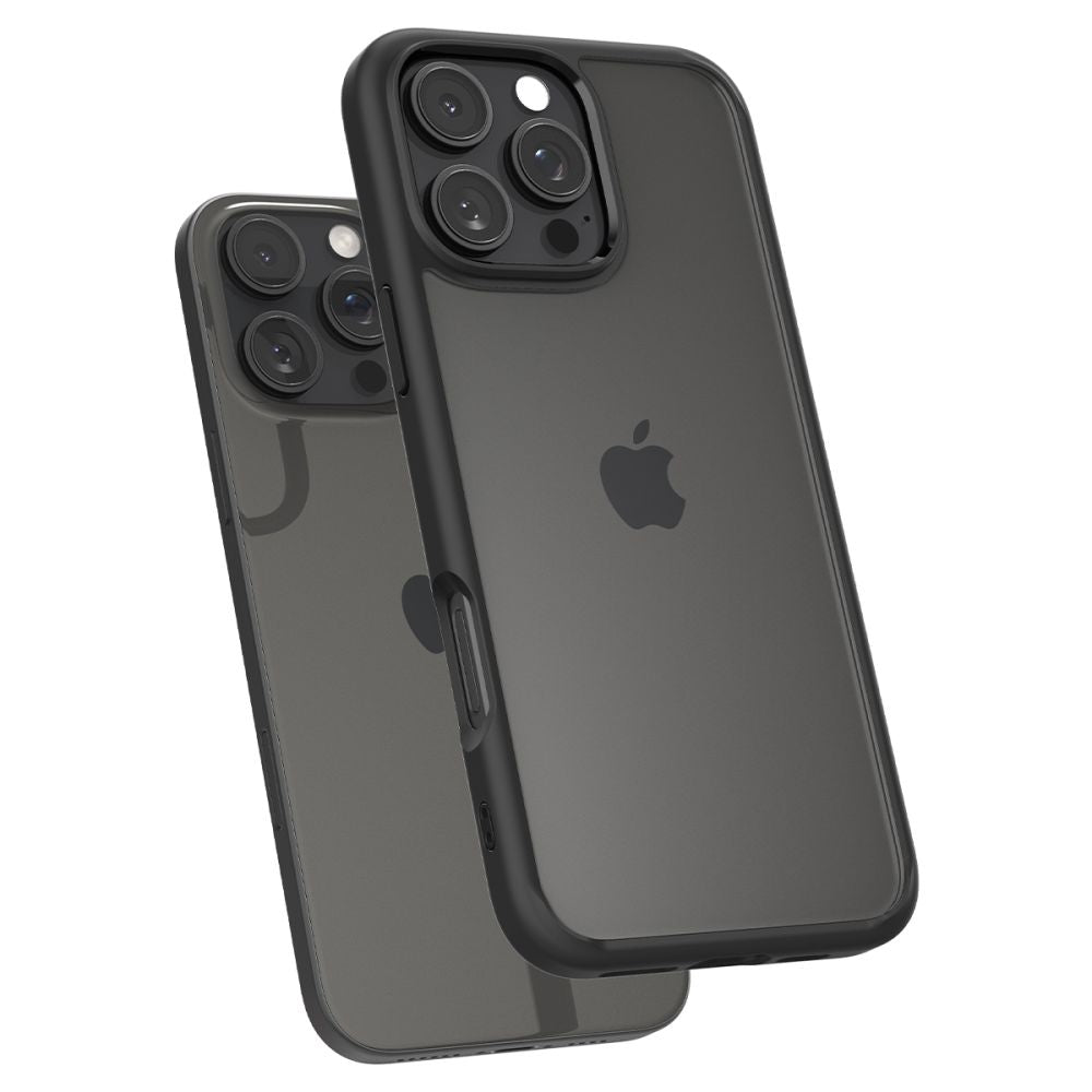 Capa para Apple iPhone 16 Pro Max, Spigen, Ultra Hybrid, Preta Fosca ACS07996