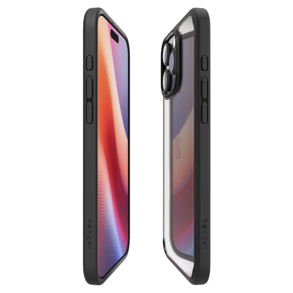 Capa para Apple iPhone 16 Pro Max, Spigen, Ultra Hybrid, Preta Fosca ACS07996