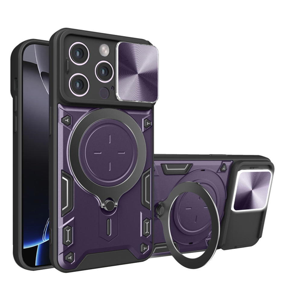 Capa para Apple iPhone 16 Pro Max, Techsuit, CamGuard Pro, Roxo