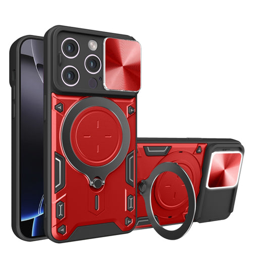 Capa para Apple iPhone 16 Pro Max, Techsuit, CamGuard Pro, Vermelha