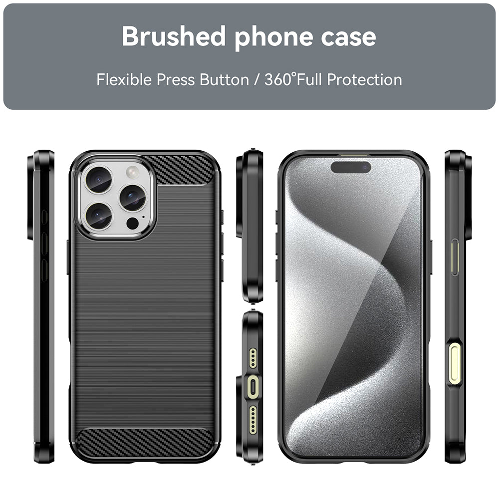 Capa para Apple iPhone 16 Pro Max, Techsuit, Carbono, Preta